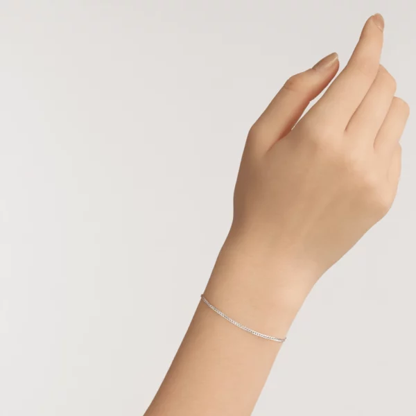 DANIEL WELLINGTON FLAT CHAIN BRACELET S SILVER - immagine 3