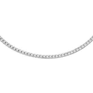 DANIEL WELLINGTON FLAT CHAIN NECKLACE SILVER