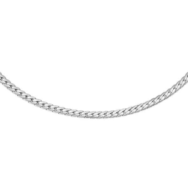 DANIEL WELLINGTON FLAT CHAIN NECKLACE SILVER