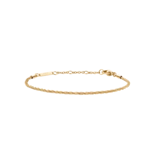 DANIEL WELLINGTON TWISTED CHAIN BRACELET GOLD
