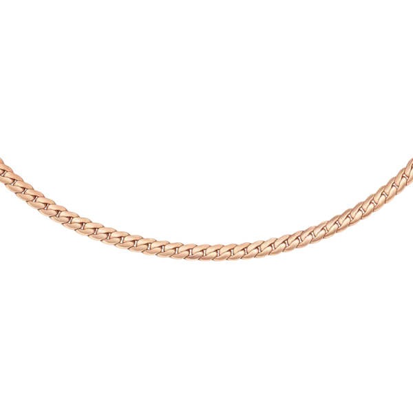 DANIEL WELLINGTON FLAT CHAIN NECKLACE ROSE GOLD