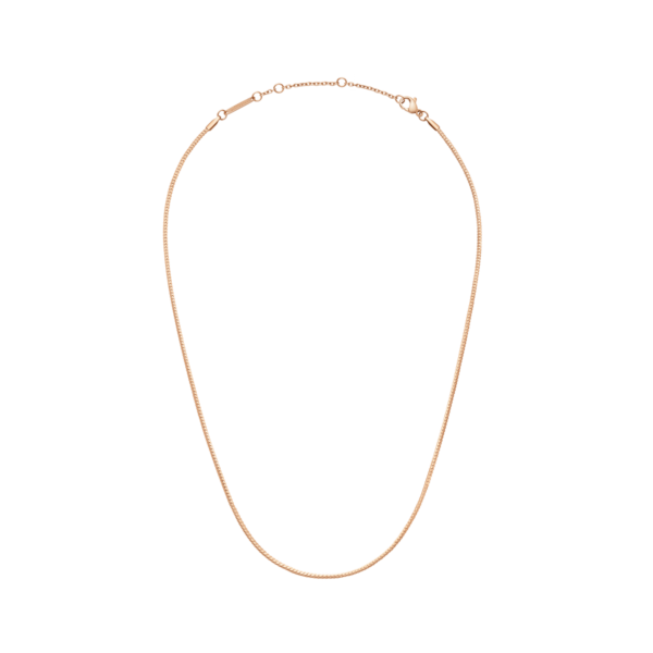 DANIEL WELLINGTON FLAT CHAIN NECKLACE ROSE GOLD - immagine 2